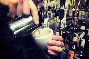 Káva a Latte art
